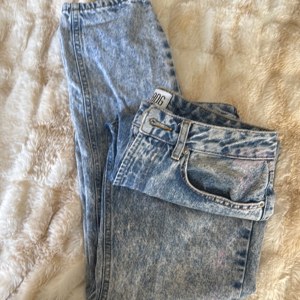 Acid Wash Denim Jeans